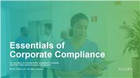 Essentials of Corporate Compliance