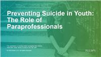 Preventing Suicide in Youth: The Role of Paraprofessionals