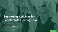 Supporting Activities for People With Hearing Loss