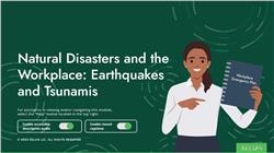 Natural Disasters and the Workplace: Earthquakes and Tsunamis