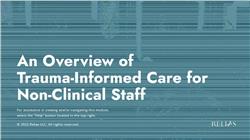 An Overview of Trauma-Informed Care for Non-Clinical Staff