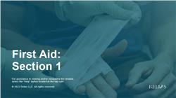 First Aid: Section 1