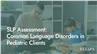 SLP Assessment: Common Language Disorders in Pediatric Clients